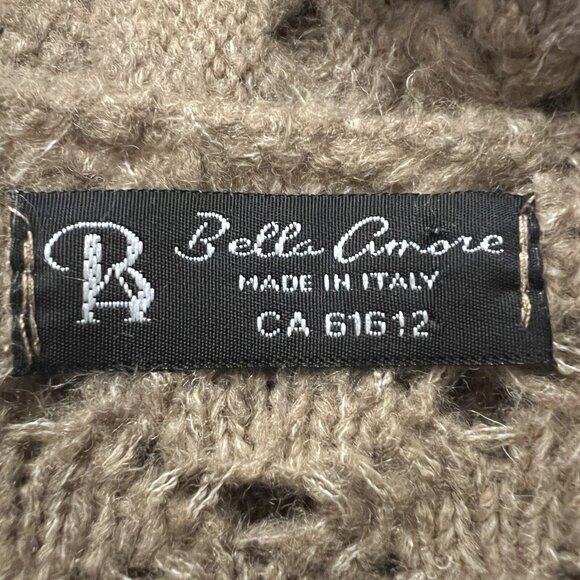 Bella Amore Italian Oversized Soft Loose Knit Sweater Size L Large - Picture 5 of 5